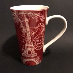 Tall coffee/tea cup Paris design